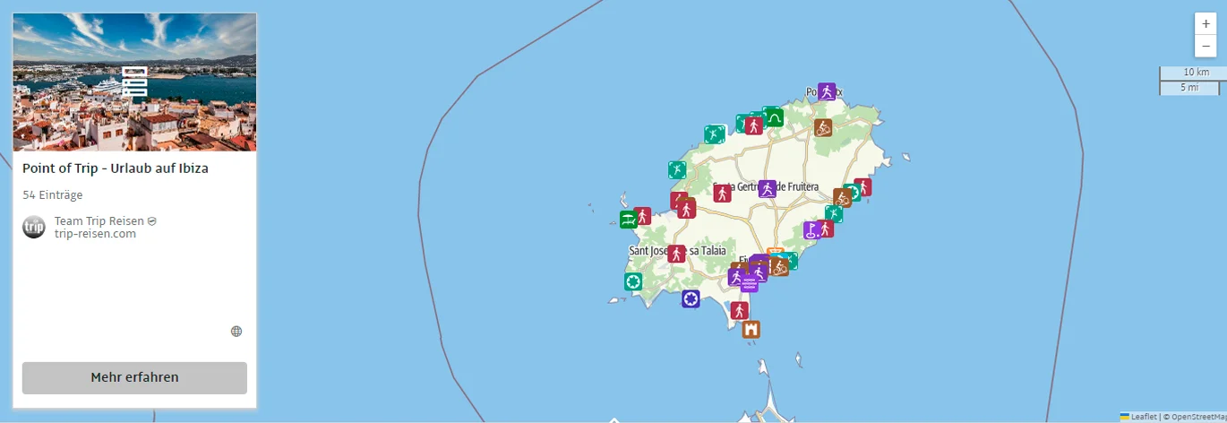 Ibiza - alle Infos auf Trip Ibiza  - alles auf einer Karte